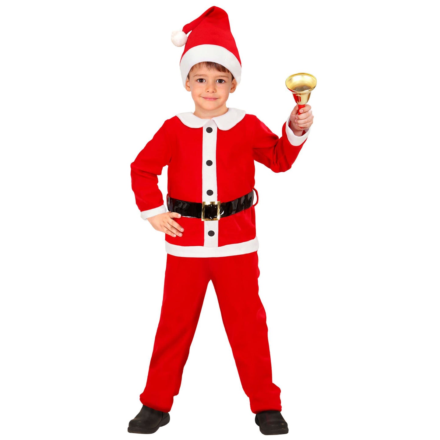 Costum de Crăciun pentru copii WIDMANN MILANO - Santa Boy, Moș Crăciun, Costum de Sărbătoare