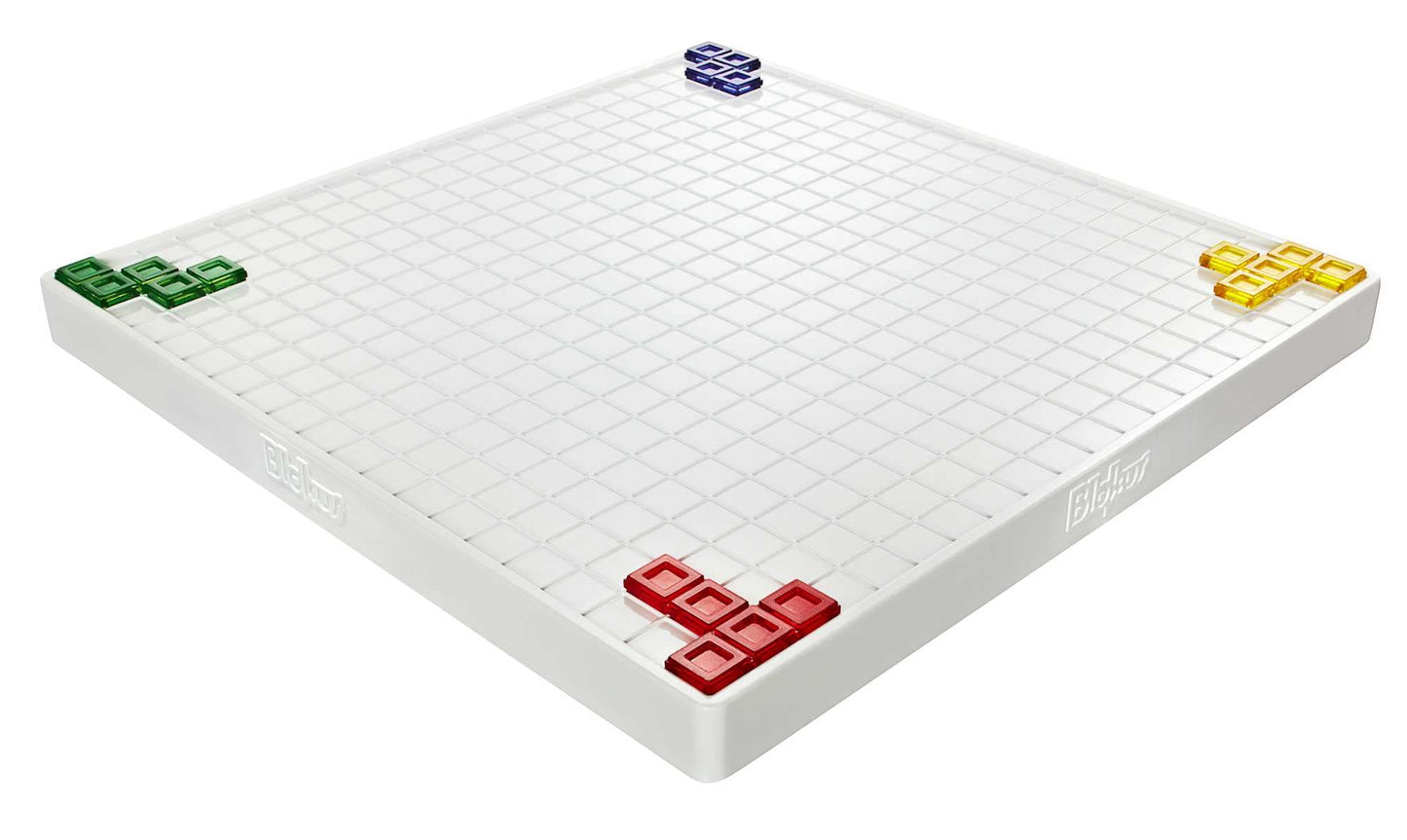 Joc de societate Mattel Games Blokus, joc de strategie pentru 2-4 jucători, ideal pentru familie, recomandat de la 7 ani, BJV44