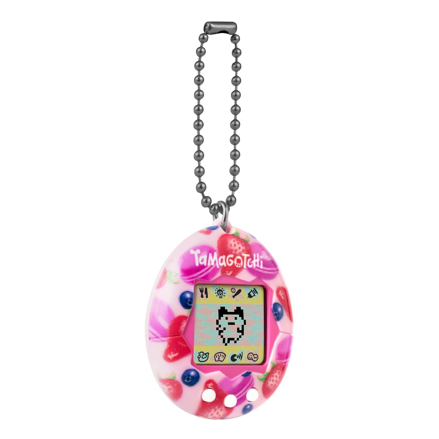 Bandai - Tamagotchi Original - Berry Delicious - Animal virtual electronic cu ecran color, 3 butoane și jocuri - Animal interactiv - Jucărie pentru copii de la 8 ani - 42971