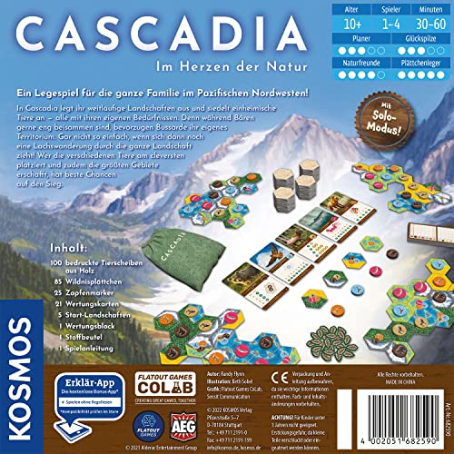 Kosmos 682590 Cascadia Joc de societate, 1-4 jucători, 10+ ani