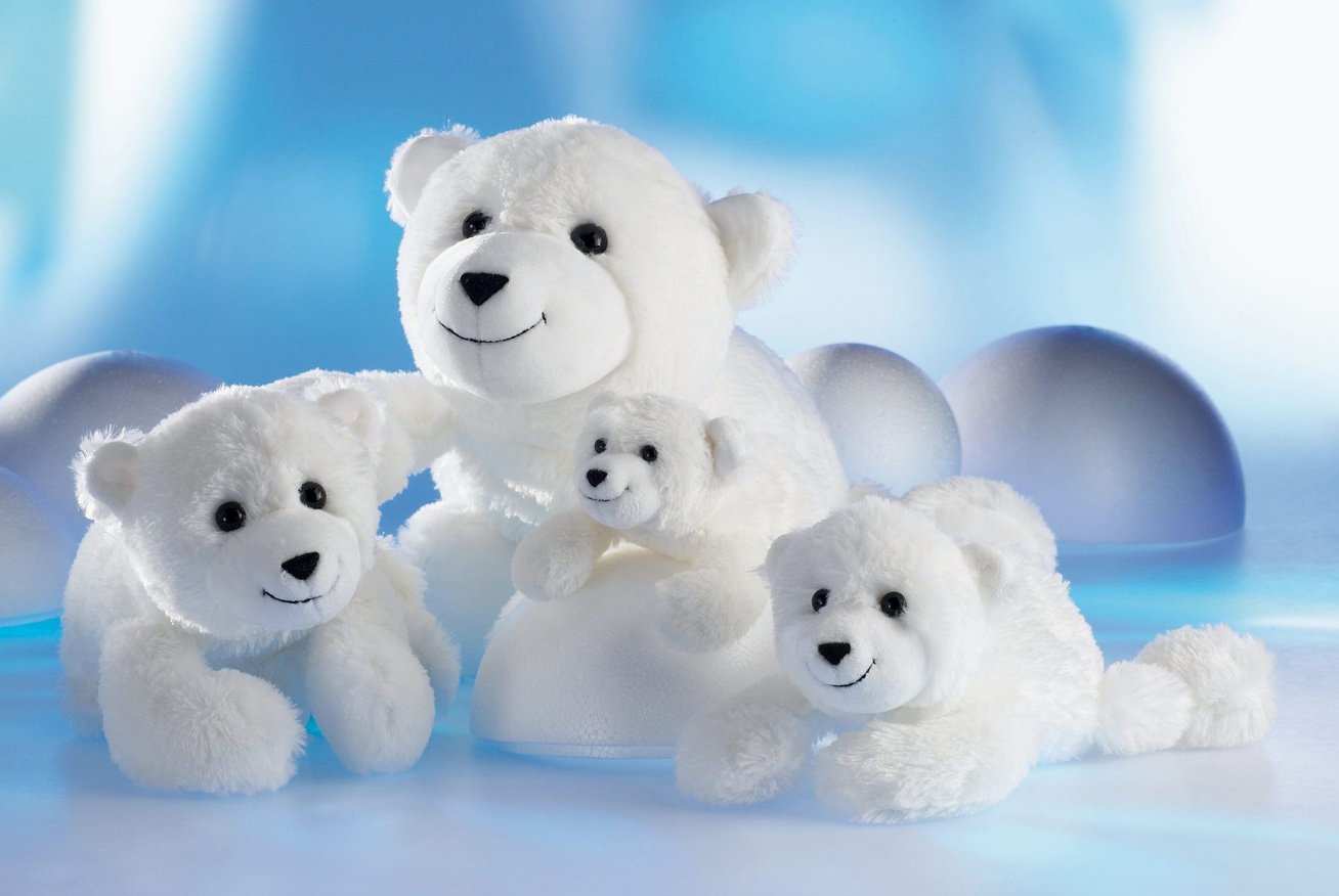 Ursuleț de pluș Schaffer Knuddel mich! 1371, Eisbär Knut, 26 cm, alb