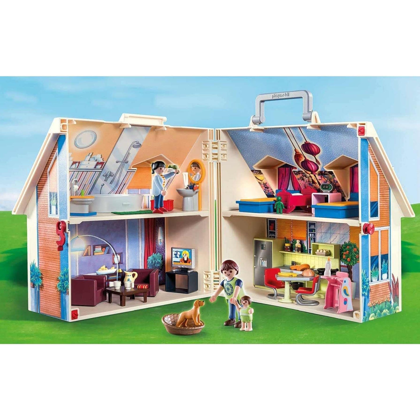 PLAYMOBIL 70985 Casa de papusi portabila, 4+ ani