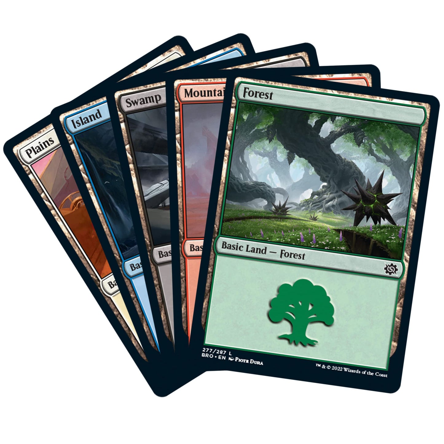 The Brothers War Bundle - Magic the Gathering, 8 Boostere Set, 1 Booster Colecționar, Accesorii (Versiune în Engleză), D03140000, recomandat de la 13 ani.
