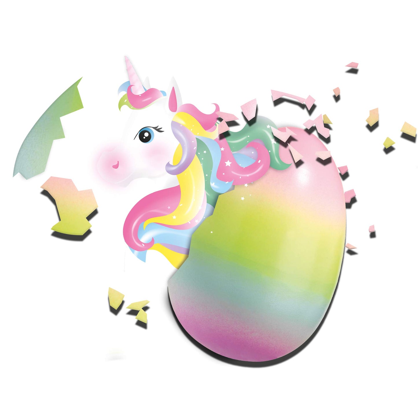 SES Creative Einhorn Ei Set de joacă cu unicorn care crește în apă din materiale sigure pentru fete de la 5 ani