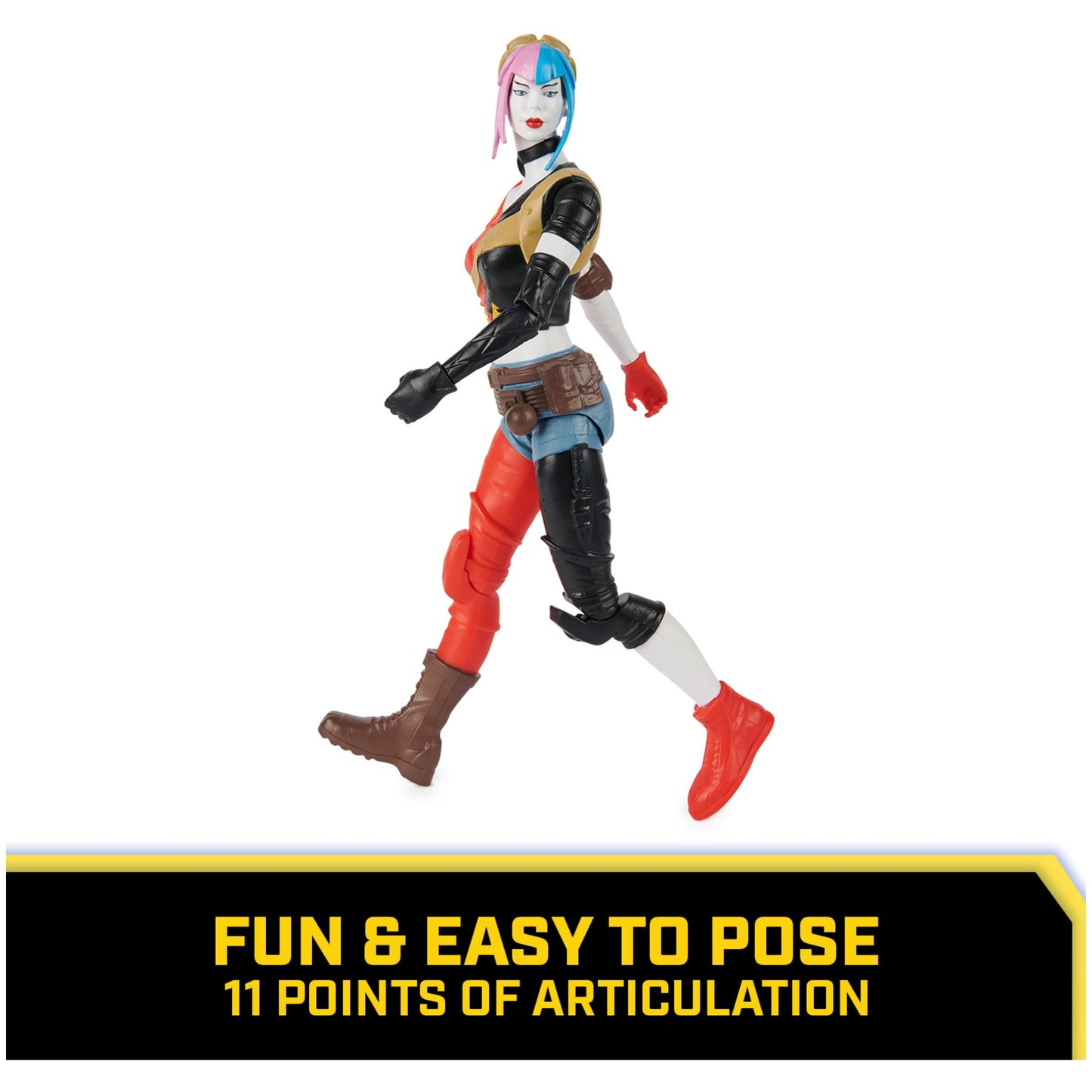 Figurina de Acțiune Harley Quinn DC Comics, Jucărie de Colecție Supereroi 30 cm pentru Băieți și Fete de la 3 Ani
