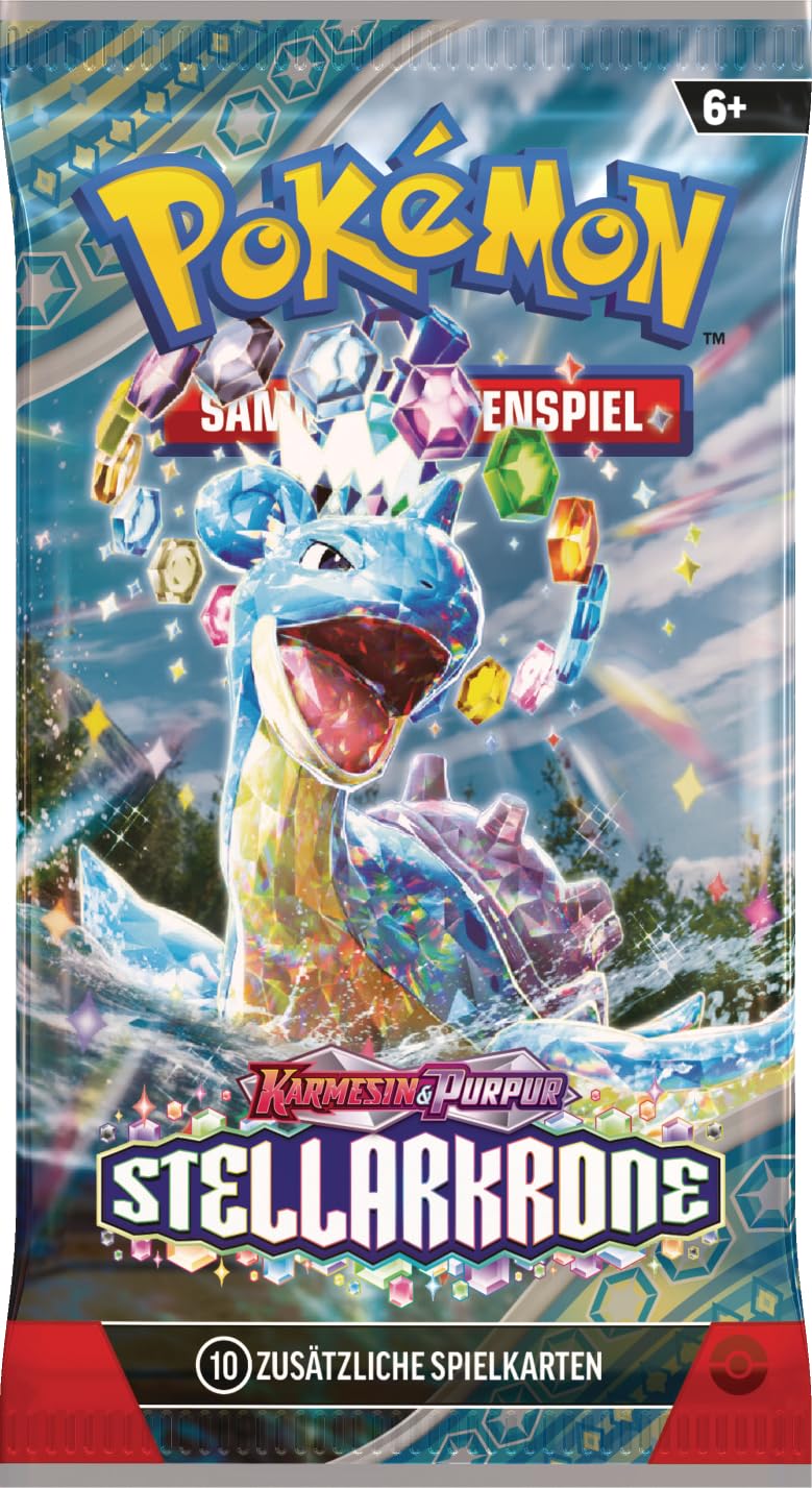 Pokémon Karmesin & Purpur Stellarkrone Set de cărți colecționabile 3 pachete booster + 1 carte promo holografică Latias