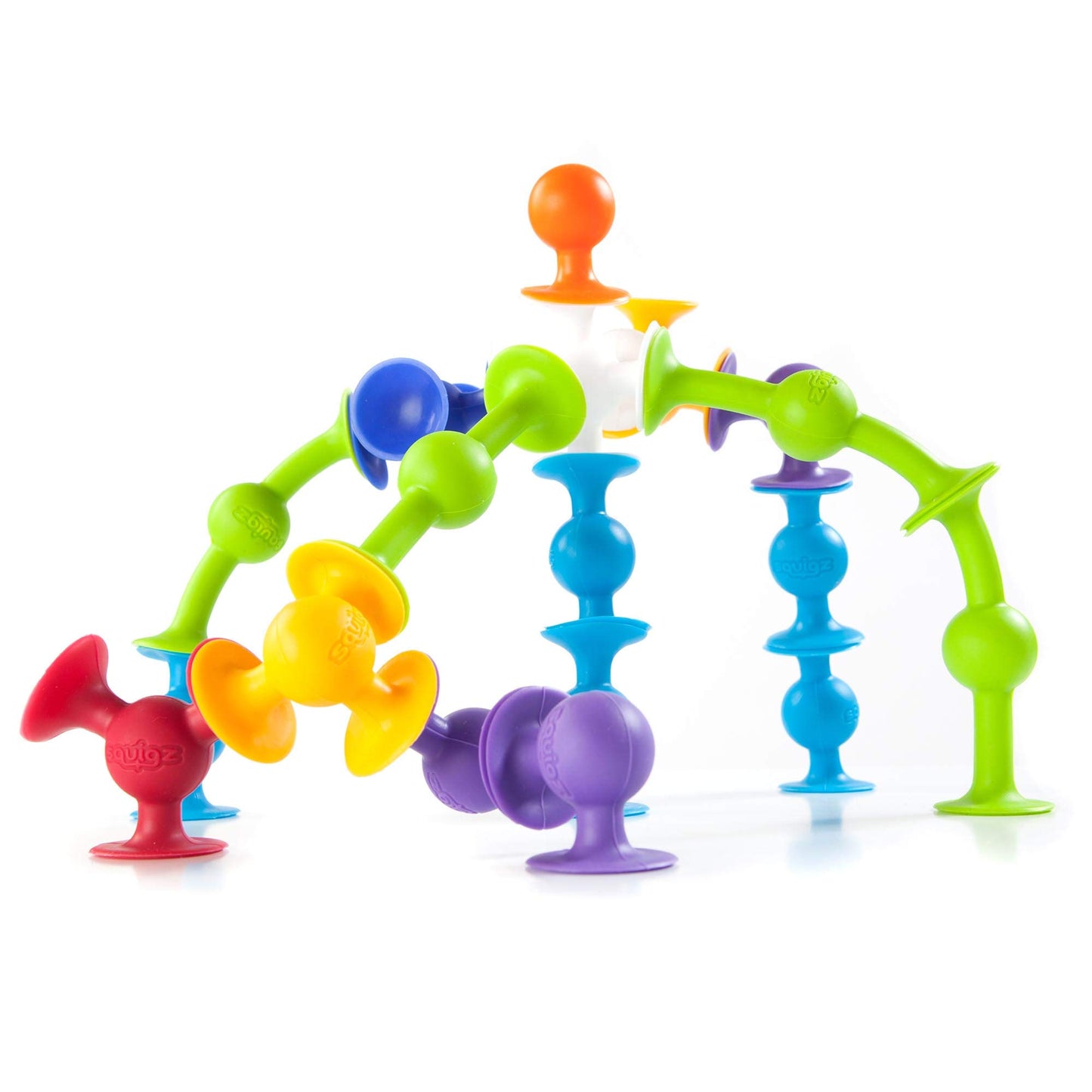 Fat Brain Squigz Starter Set de joacă cu ventuze 22 piese pentru preșcolari de la 3 ani