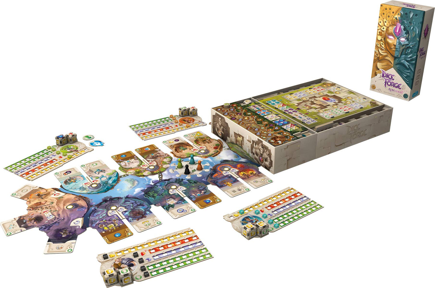 Libellud, Dice Forge – Rebellion, Extensie, Joc de familie, Joc de strategie, 2-4 jucători, 10+ ani, 40+ minute, Limba germană