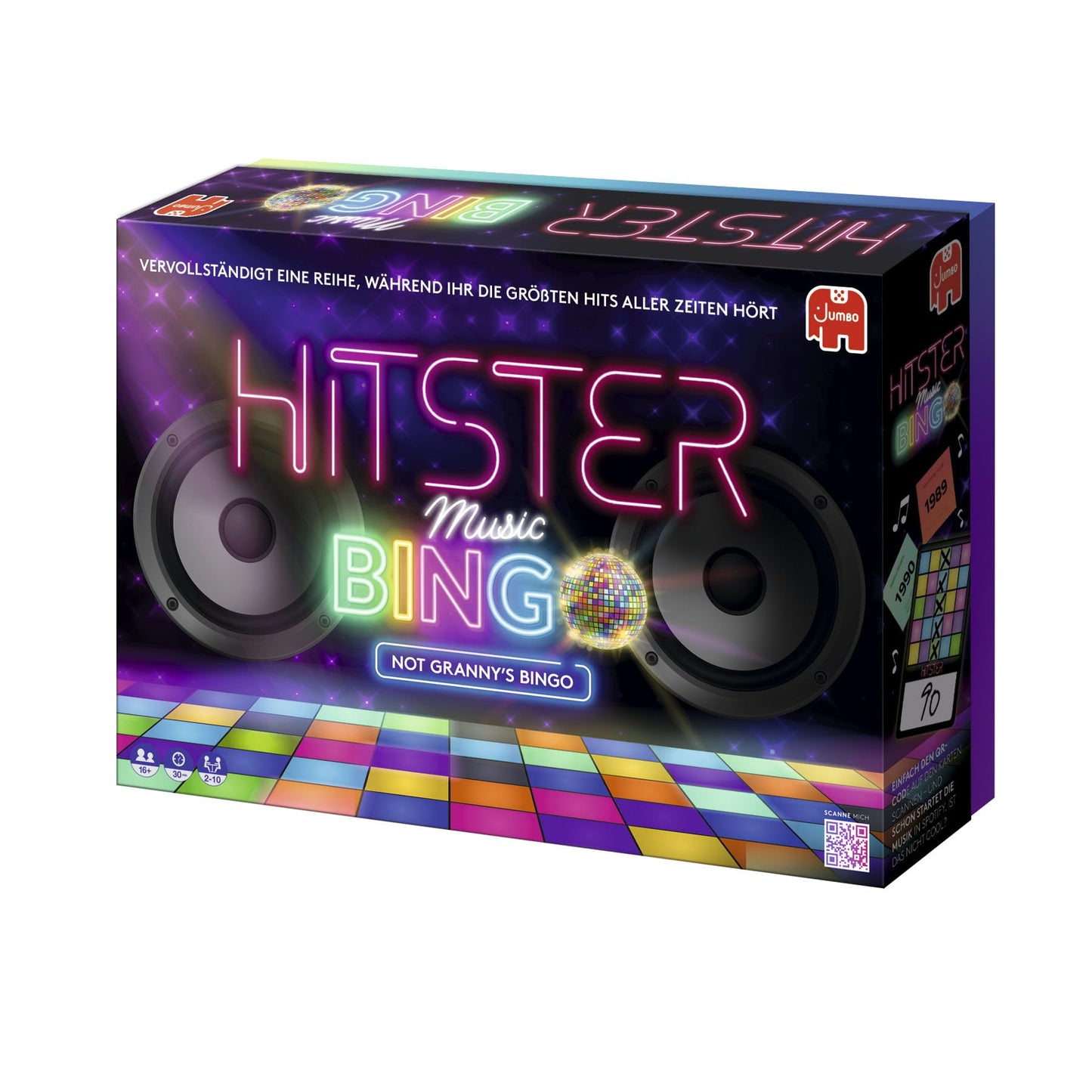 Hitster Bingo Joc muzical, 2-6 jucatori, 12+ ani
