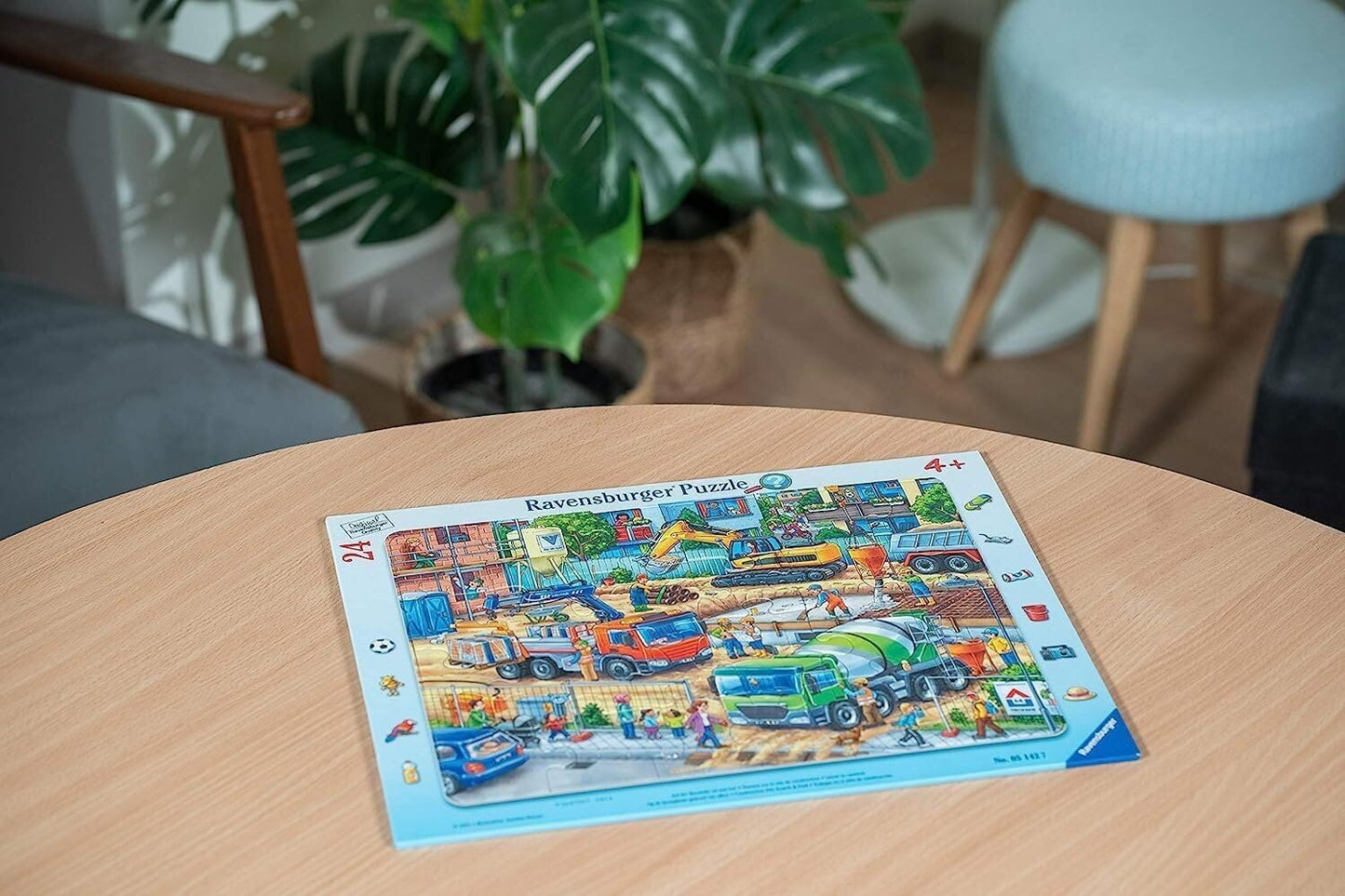 Puzzle Ravensburger - 05142 Pe șantier se întâmplă ceva! - cu 24 de piese