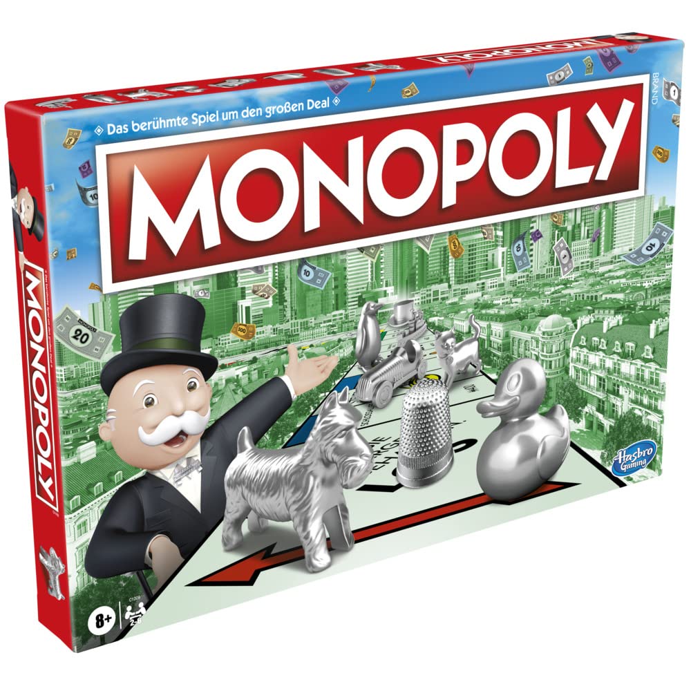 Monopoly Joc de societate clasic, 2-6 jucători, 8+ ani