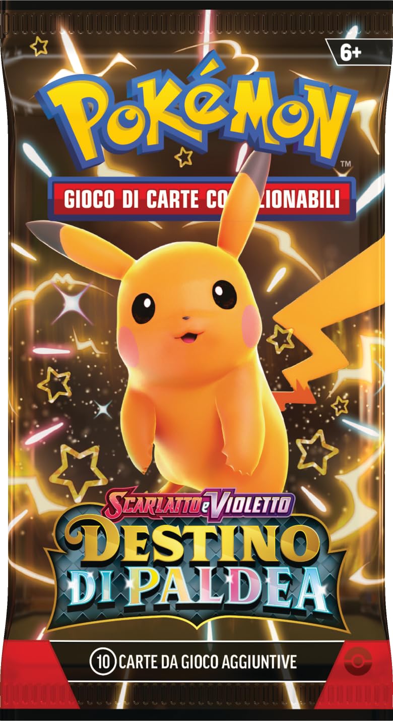 Pokémon Colecție Stickere Maschiff, 3 plicuri (italiană)