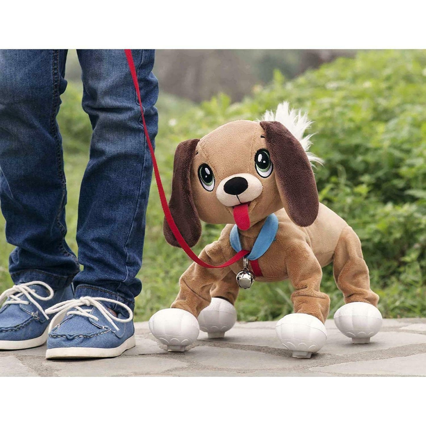 Jucarie interactiva, Giochi Preziosi, Peppy Pops, caine, maro, 2 ani+