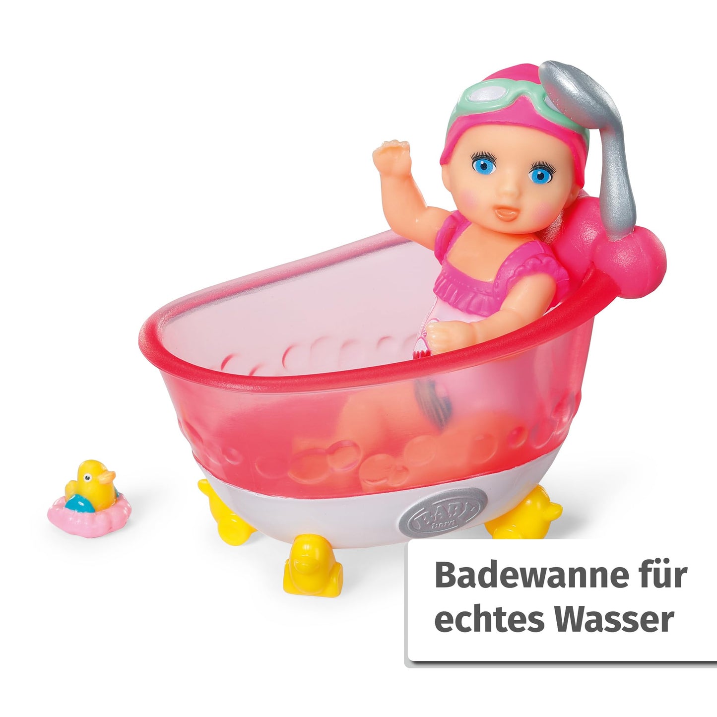 BABY Born Minis Set Joacă Cadă cu Păpușa Amy, 3+ ani