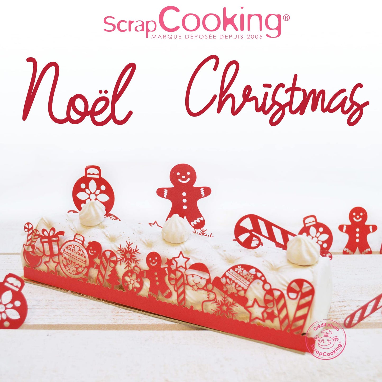 Set de decorare ScrapCooking 4916 pentru torturi, prăjituri, deserturi și petreceri de naștere