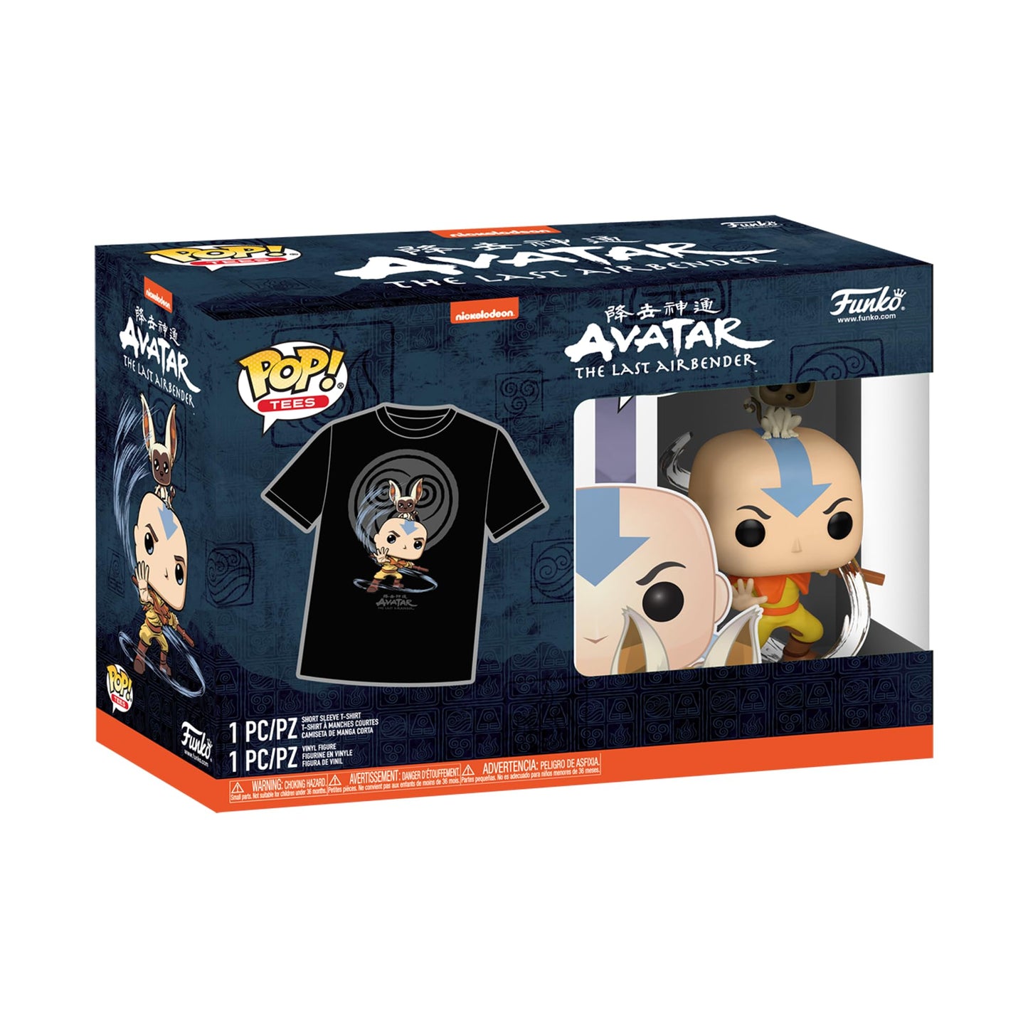 Funko Pop! Avatar - Îndoirea Elementelor - (L) - Avatar: Ultimul Stăpân al Aerului - Tricou L Figurina de Vinil Colecționabilă