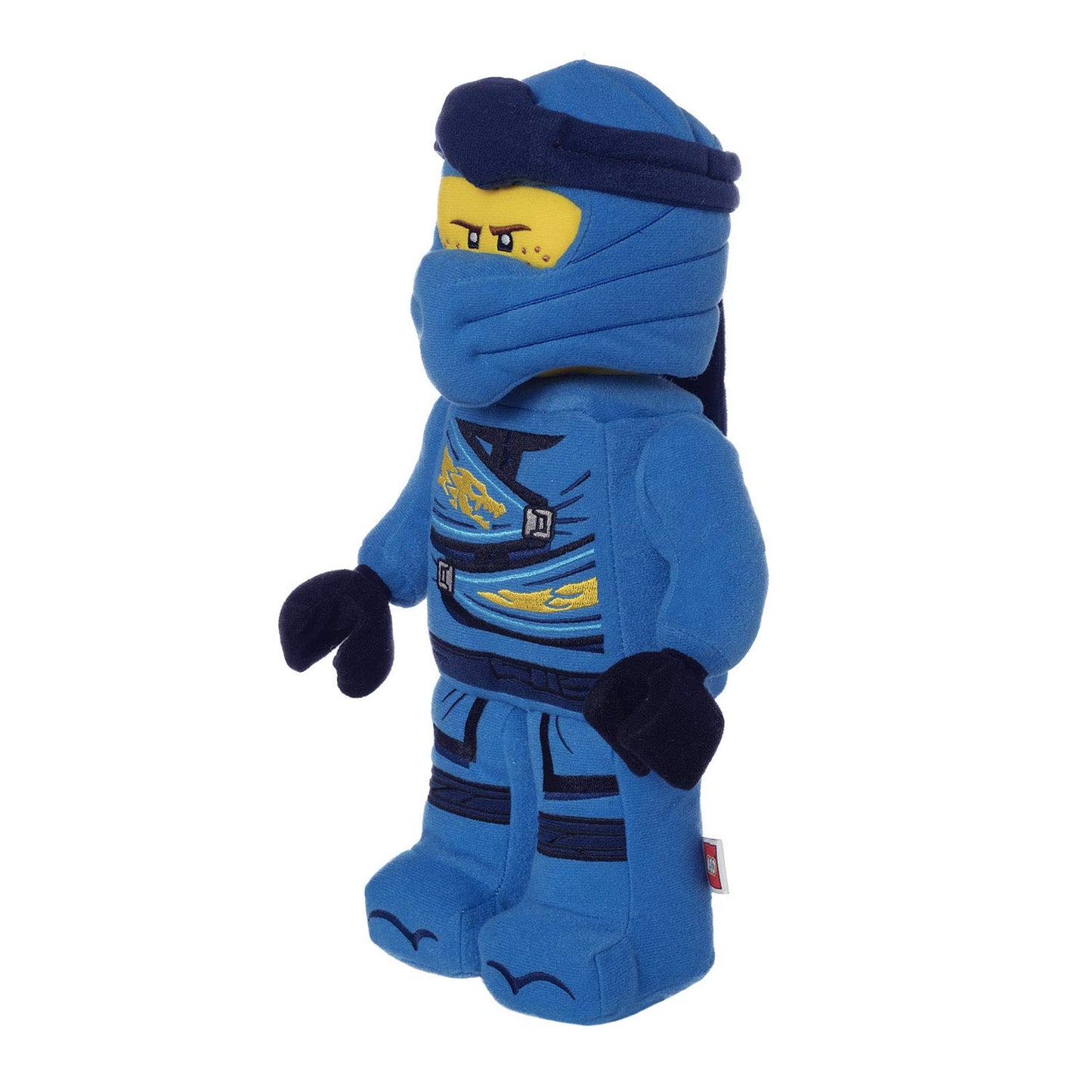 Jucărie de pluș Manhattan Toy 335550 Jay Ninja Krieger Lego NINJAGO, Multicolor, 33 cm