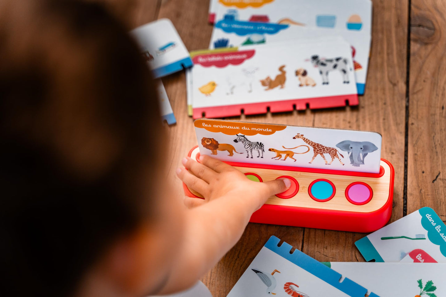 Nathan — Carte cu imagini vorbitoare — Joc educativ interactiv — Descoperă și învață cuvinte — De la 18 luni, In limba franceza