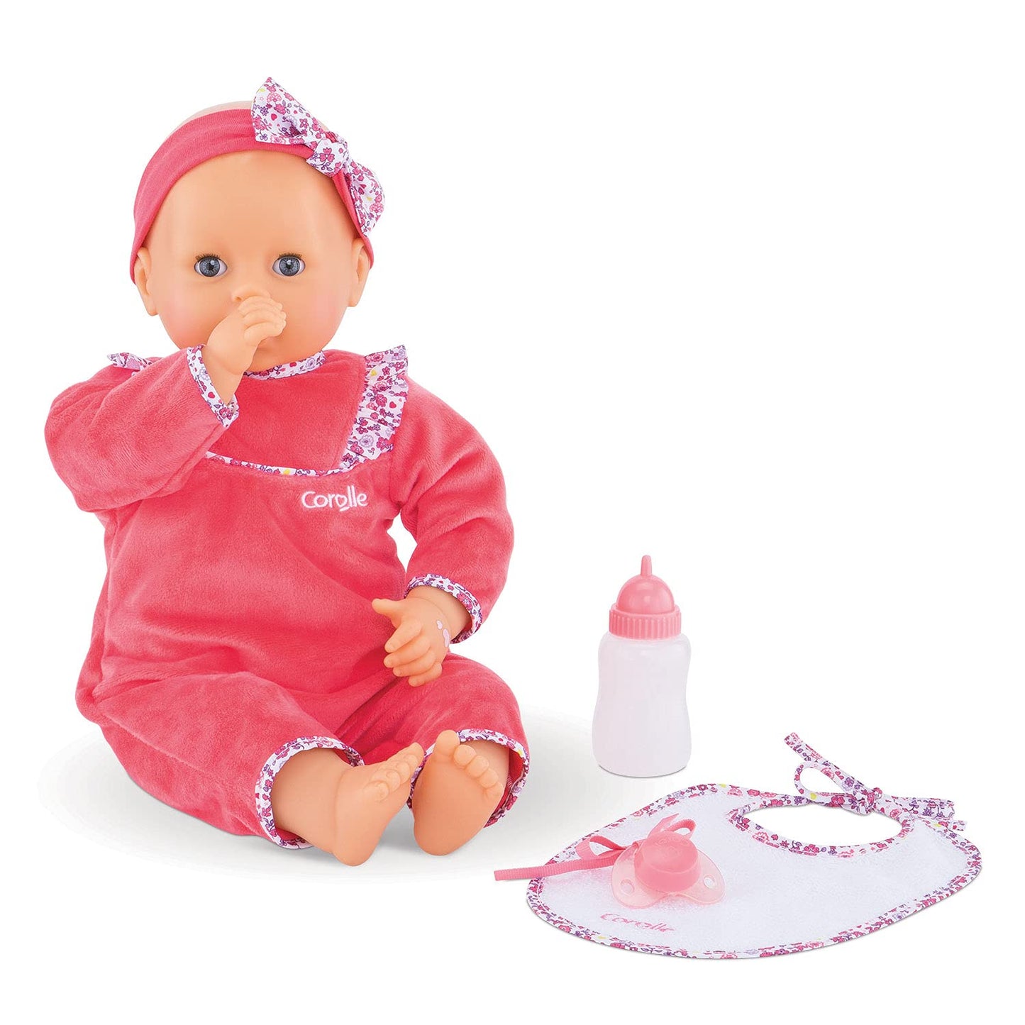 Corolle 9000150060 - Păpușa Mon Grand Poupon Lila Chérie 42cm, Păpușă Franceză cu Farmec și Aromă de Vanilie