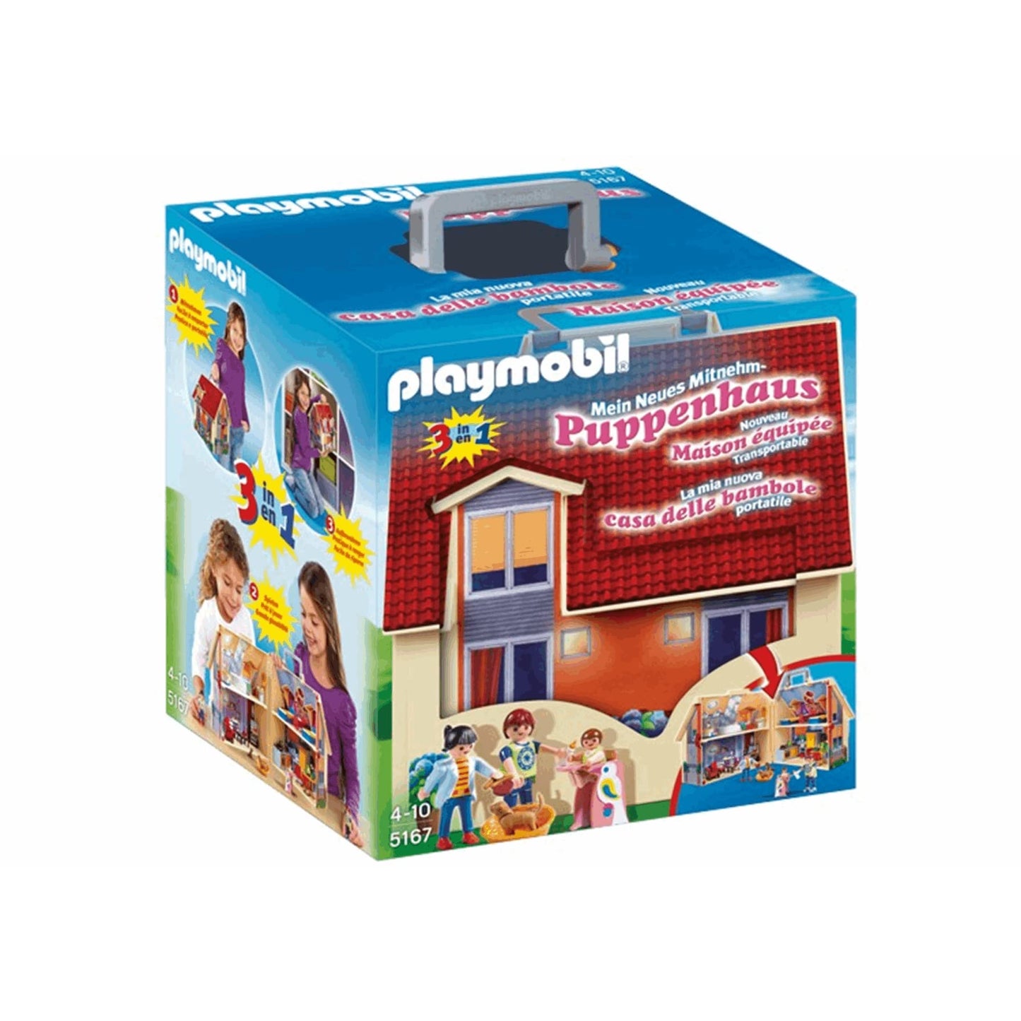 PLAYMOBIL 5167 - Noua mea casă de păpuși portabilă
