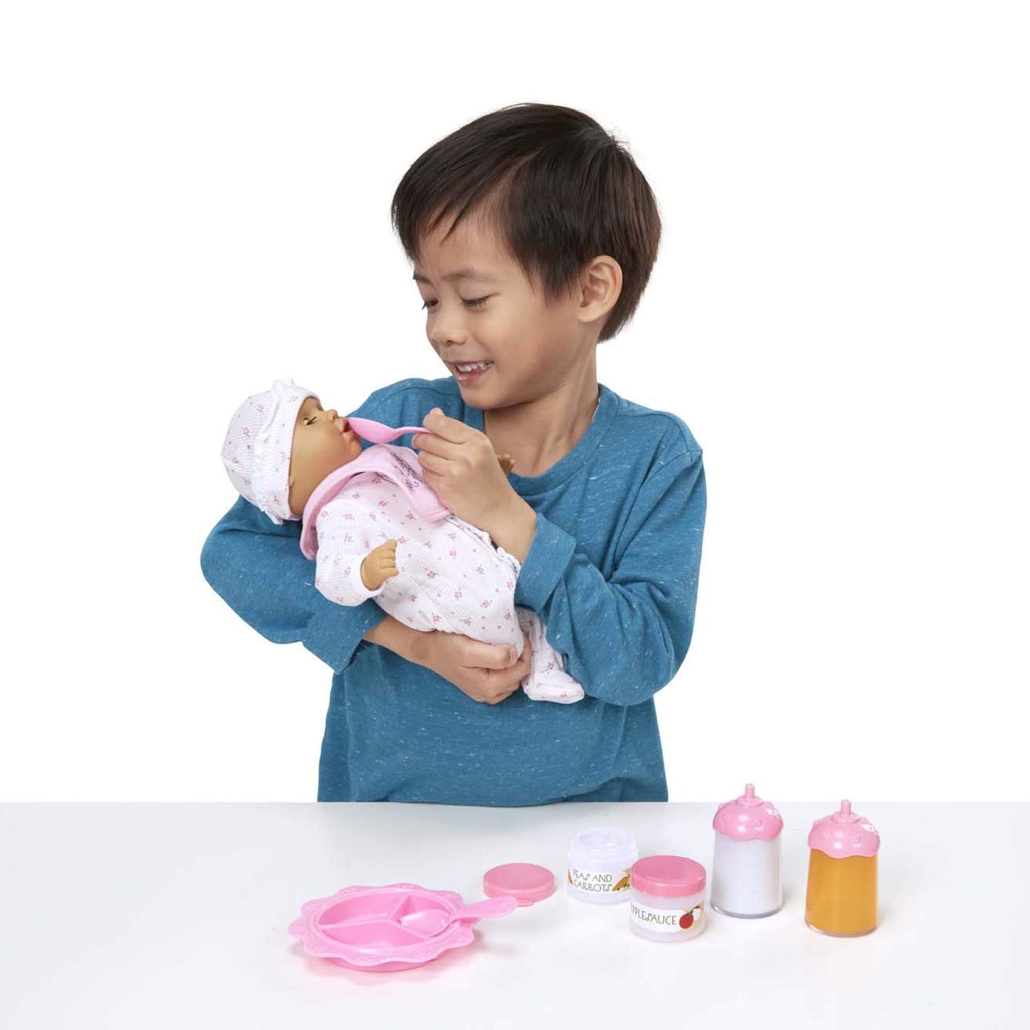 Melissa & Doug FBA_14888 Set de hrănire 8 piese "Timpul pentru a mânca!"