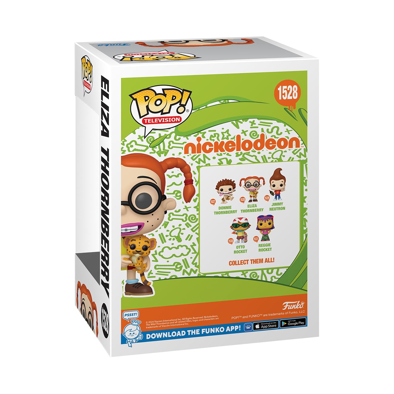 Funko POP! TV: Nick Rewind - Eliza Thornberry - Nickelodeon Slime - Figurina din vinil - Cadou - Produse oficiale - Jucărie pentru copii și adulți - Fani Ad Icons