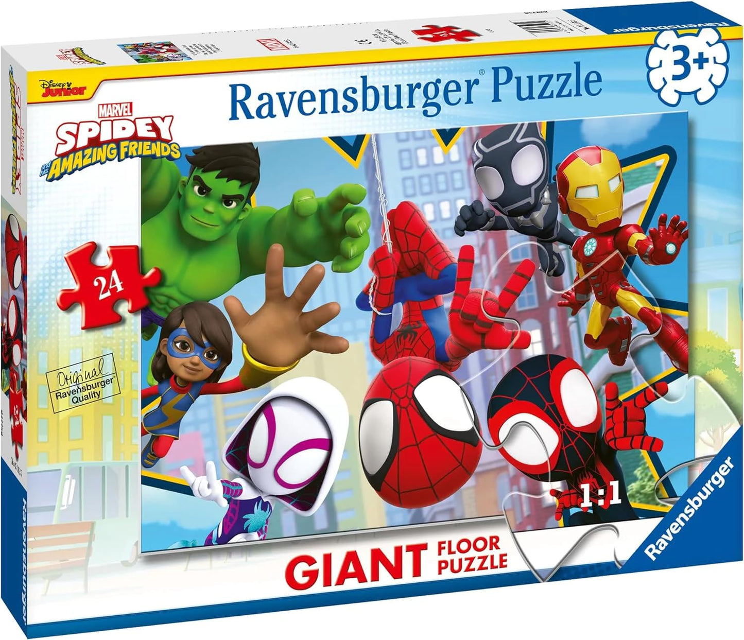 Puzzle 2D Spiderman Ravensburger 3182, Multicolor