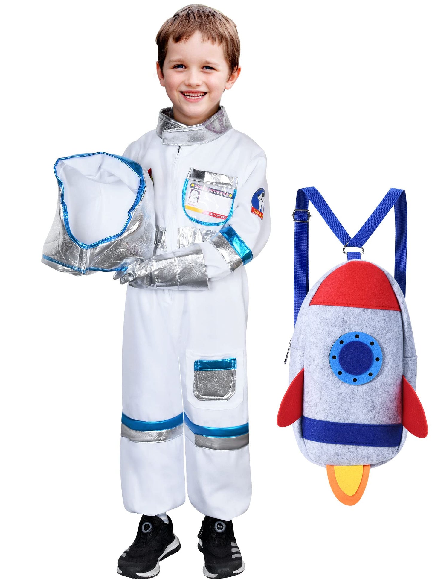 Vamei Costum Astronaut copii, 5 piese, 3-9 ani