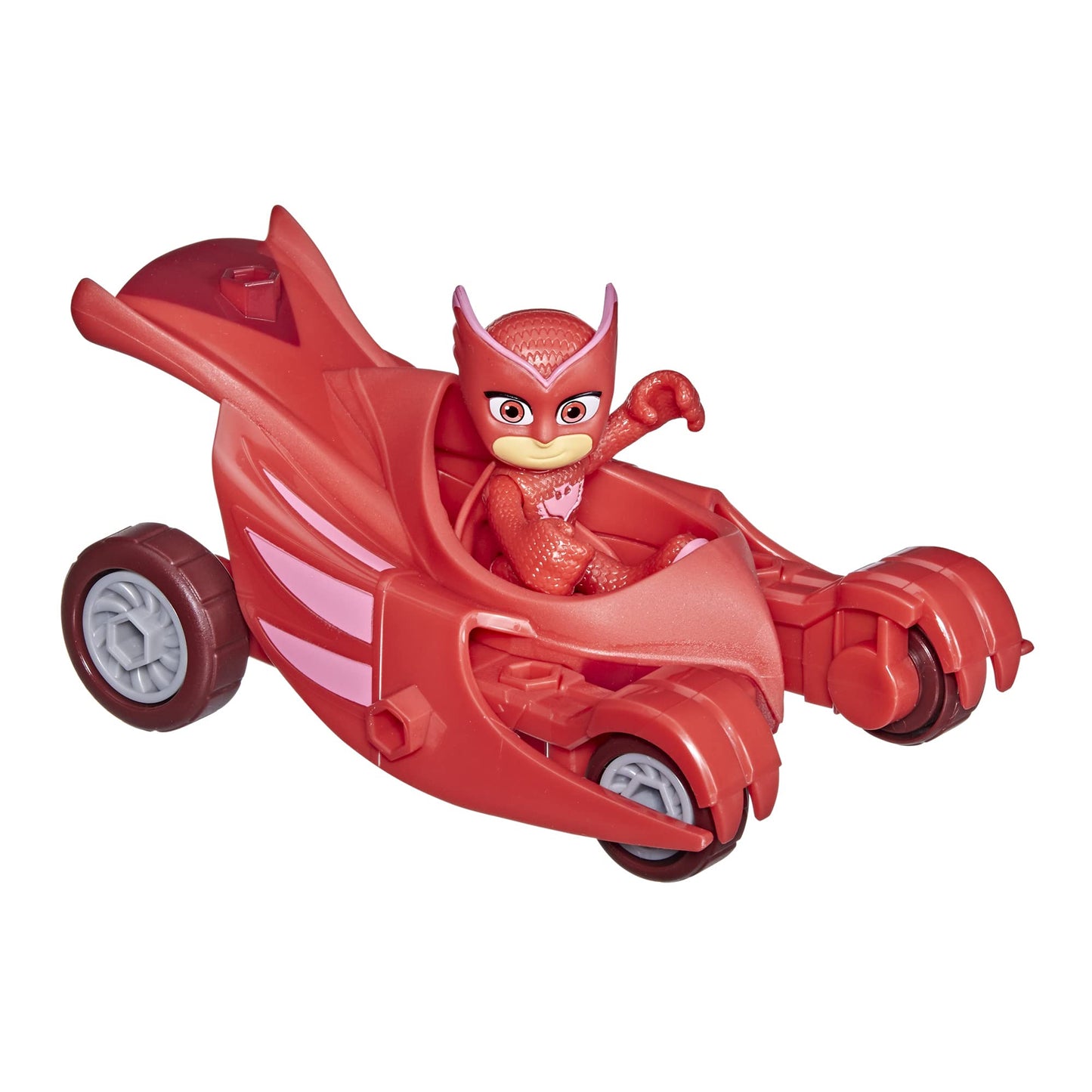 PJ Masks Owlette - Jucărie pentru preșcolari, vehicul Eulettes cu figurina Eulette pentru copii de la 3 ani, ambalaj reciclabil.