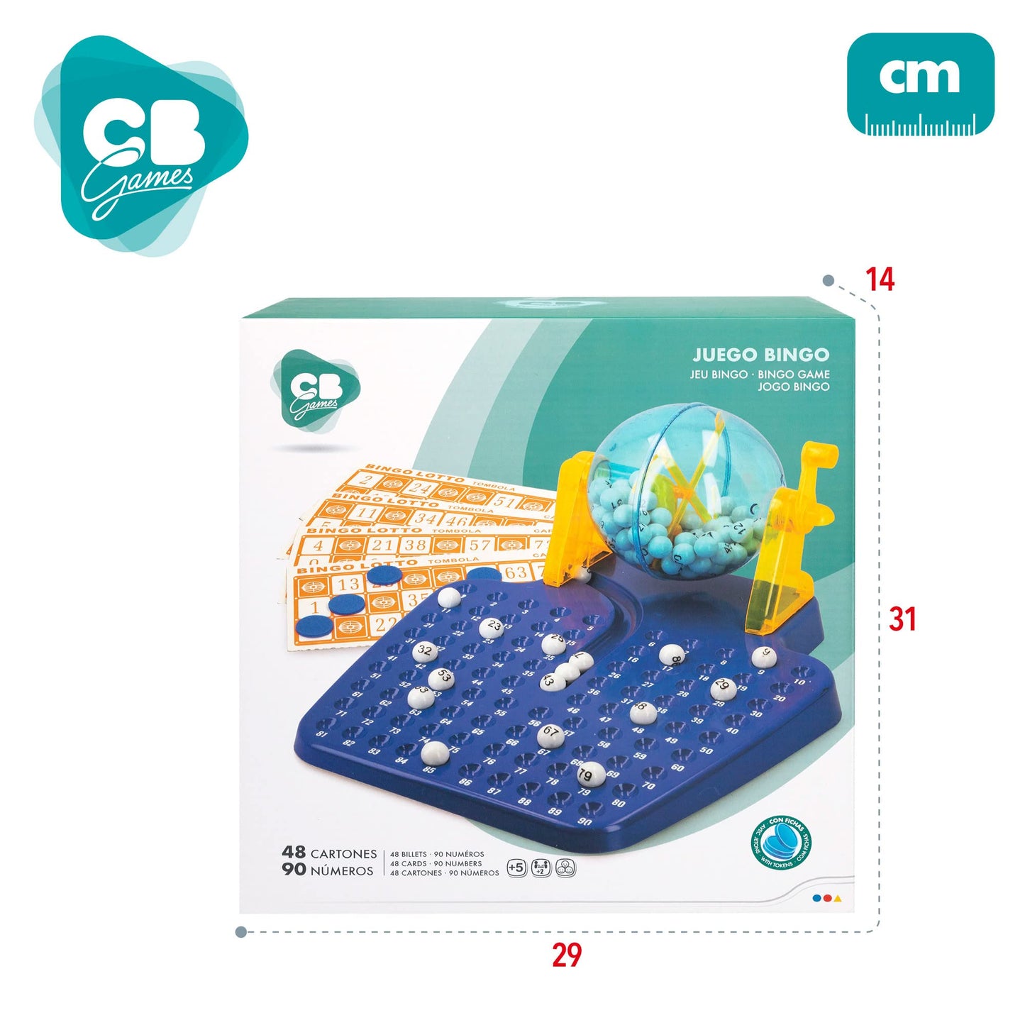 Bingo joc de societate - Colorbaby 49671