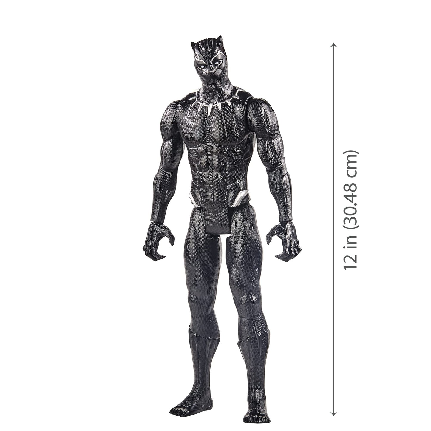 Figură de Acțiune Black Panther, 30 cm - Marvel Avengers Titan Hero Serie