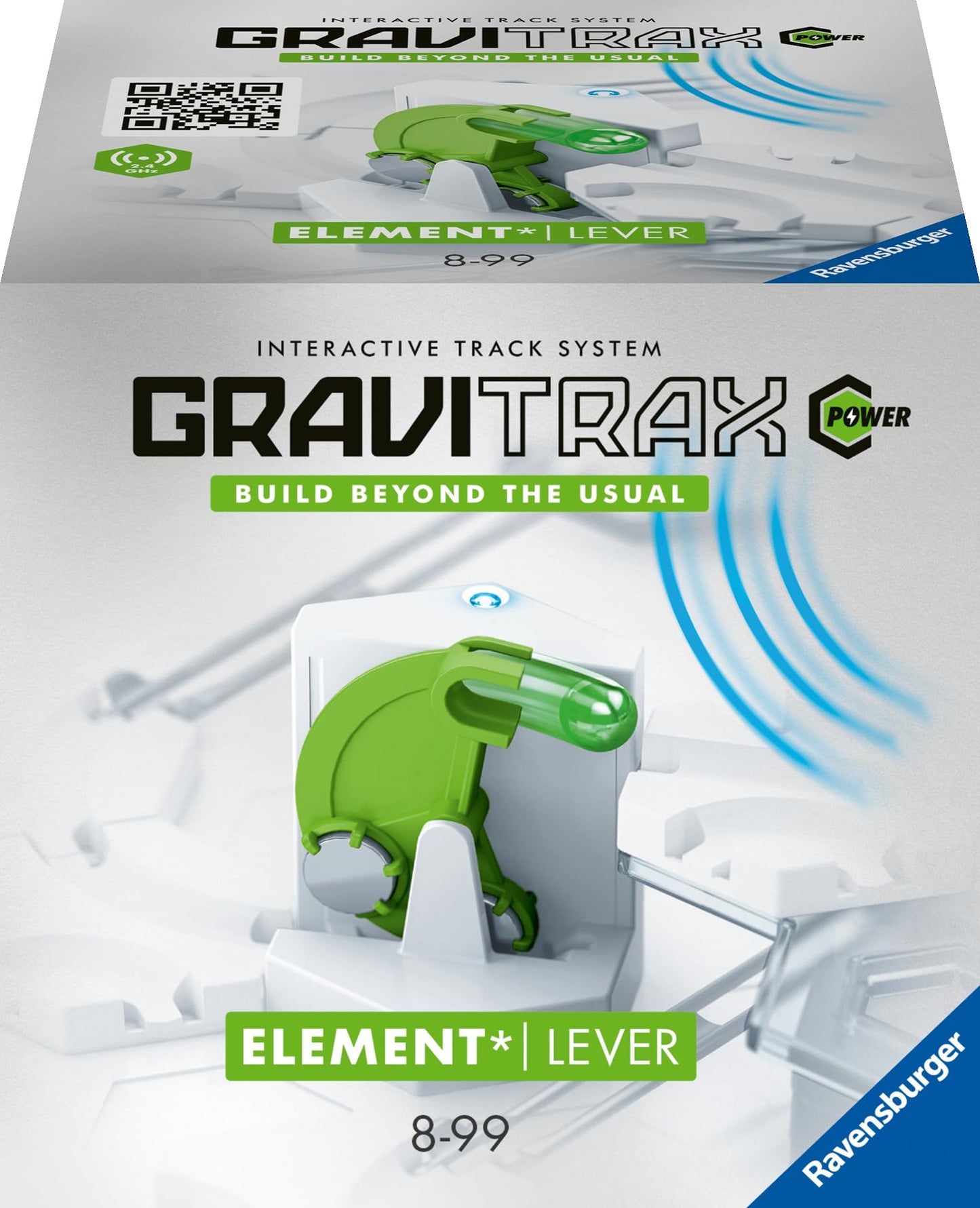 Ravensburger GraviTrax Power Element Lever 26186 - extensie electronică pentru pista cu bile - jucărie de construcție pentru copii de la 8 ani