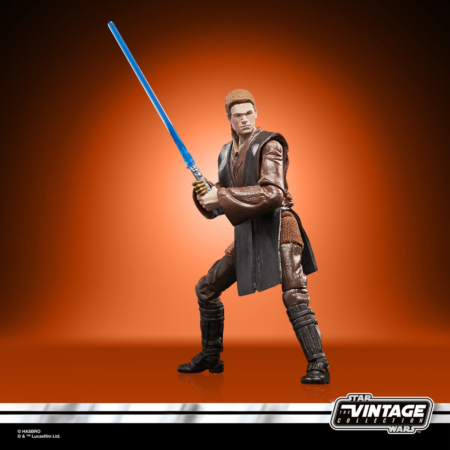Star Wars Colecția Vintage - Jucărie Anakin Skywalker (Padawan) la Scara de 9,5 cm Atacul Clonelor - Figură