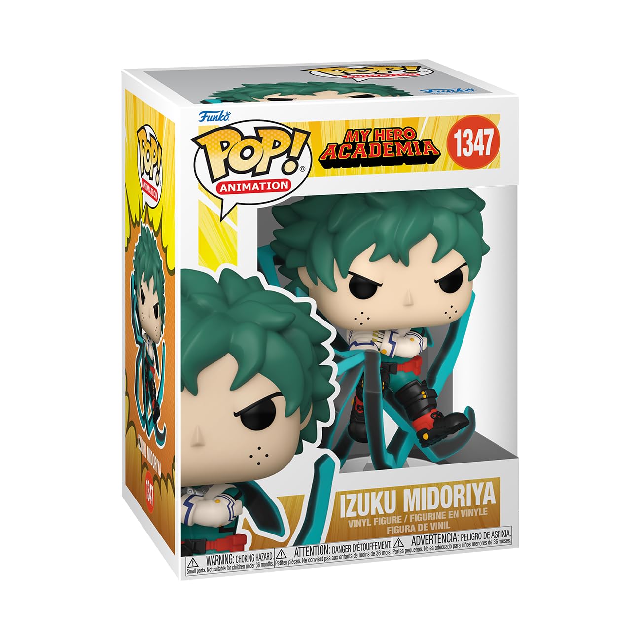 Funko Pop! Animation: MHA - Izuku Midoriya - Deku (Black Whip) - My Hero Academia - Figurina din vinil - Cadou - Produse oficiale - Jucărie pentru copii și adulți - Fani anime