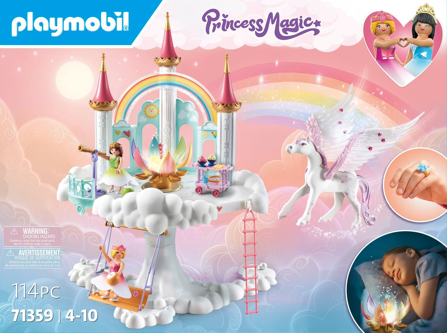 PLAYMOBIL Castelul Curcubeu în Nori