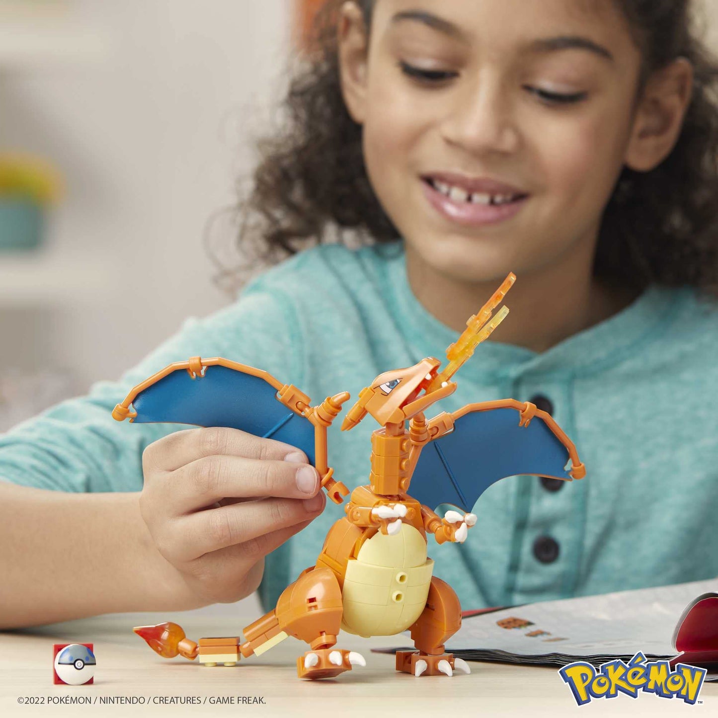 MEGA GWY77 Set construcție Pokémon Glurak, 223 piese, 6+ ani