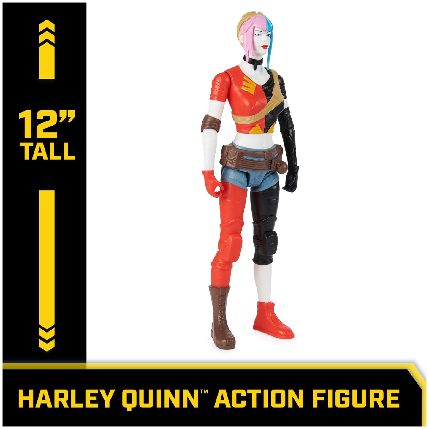 Figurina de Acțiune Harley Quinn DC Comics, Jucărie de Colecție Supereroi 30 cm pentru Băieți și Fete de la 3 Ani