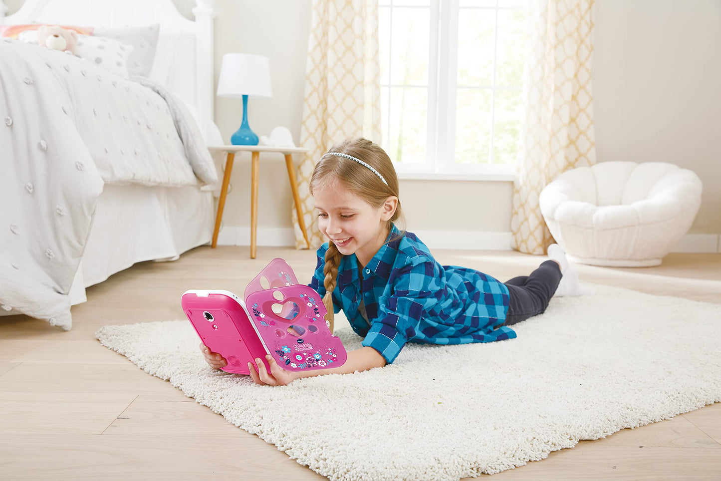 VTech Kidisecrets Selfie Music 2.0 – Jurnal pentru copii cu 2 camere, MP3 player, recunoaștere facială și efecte de lumină – Pentru copii de 6-12 ani