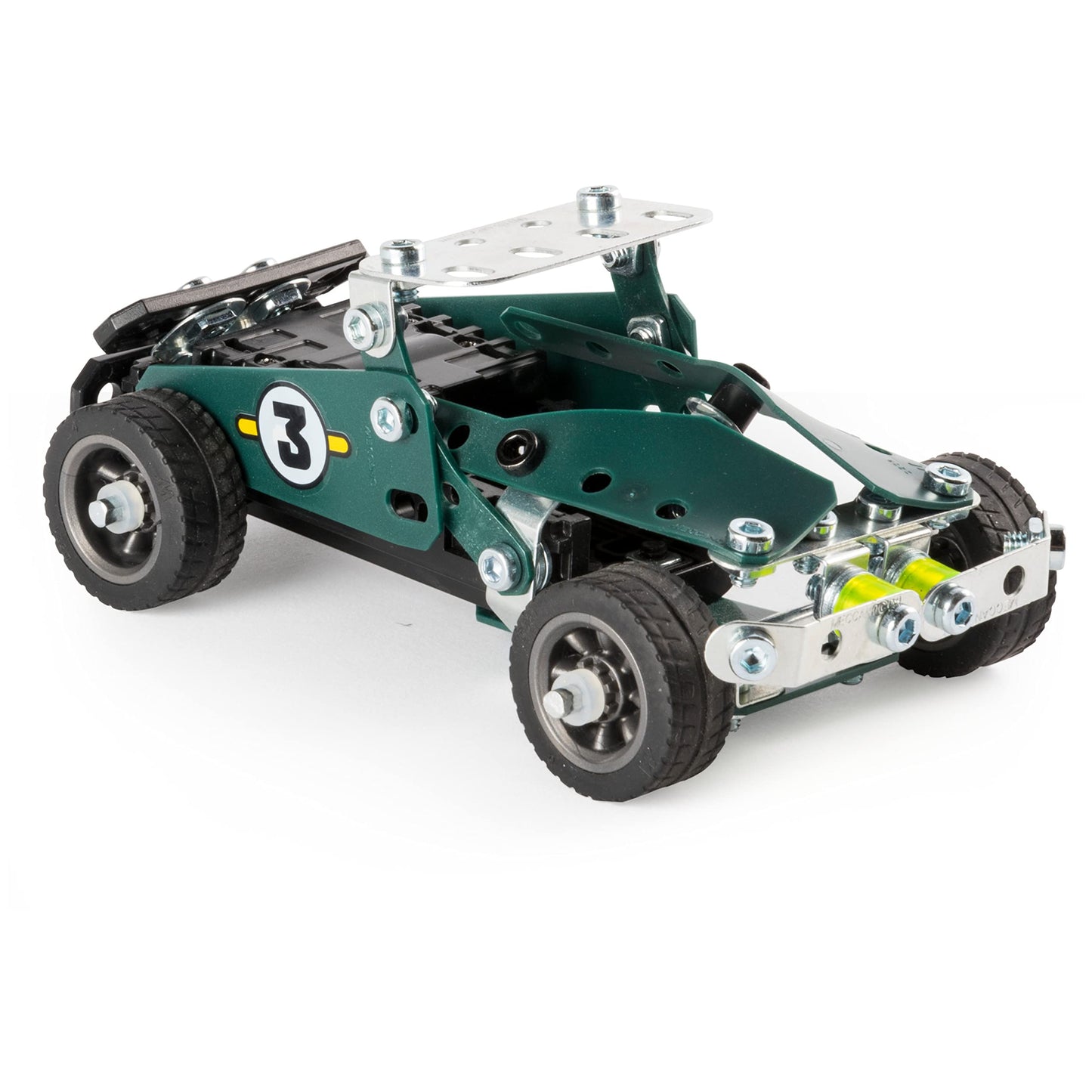 MECCANO Erector 5 în 1 Kit de Construcție Roadster cu Împingere, pentru vârste de 8 ani și peste, Jucărie Educațională STEM