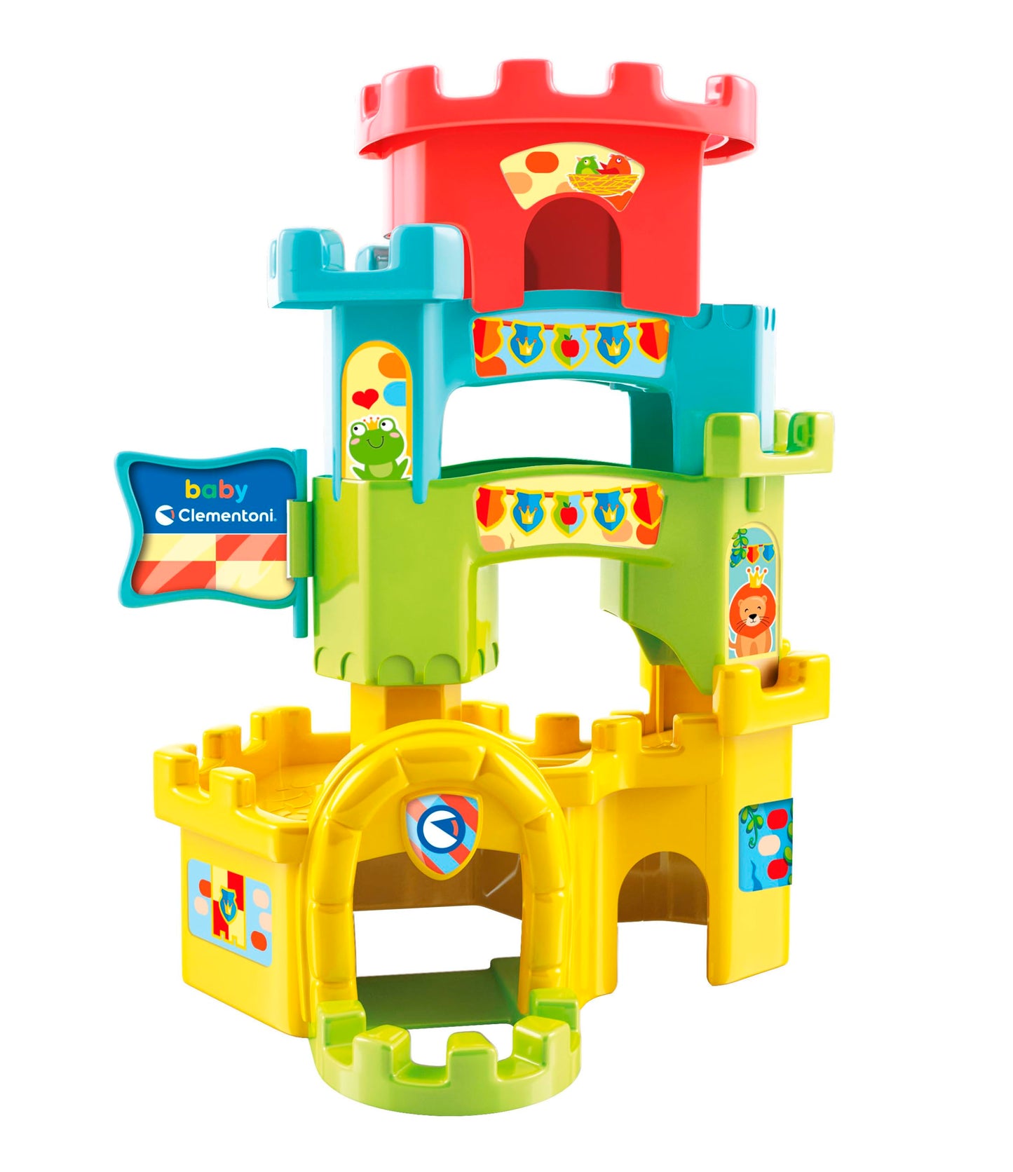 Jucarie interactiva Castel de asamblat cu bile Clementoni Baby Ball Drop Castle
