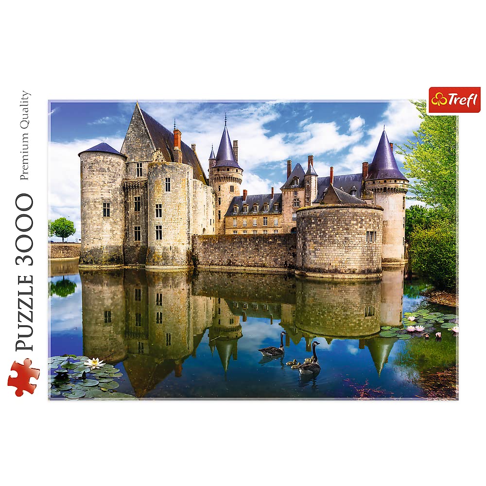 Puzzle Castel Sully-sur-Loire, Franța - 3000 piese, calitate premium pentru adulți și copii de la 15 ani