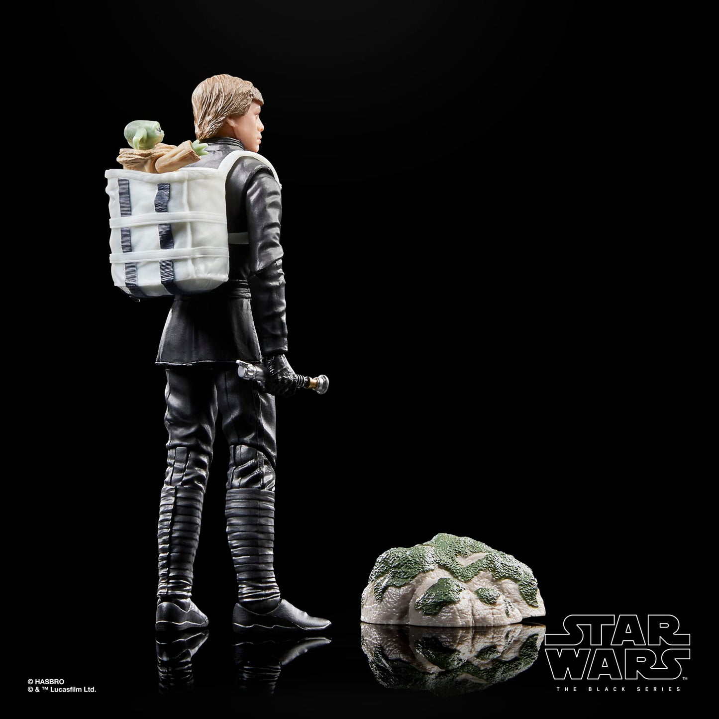 Star Wars The Black Series Figură de Acțiune Luke Skywalker & Grogu, 15 cm, din Star Wars: Cartea lui Boba Fett