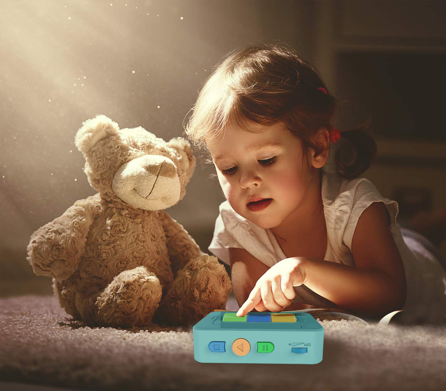Clementoni Povestitor - Distracție audio interactivă pentru copii de la 3 ani - Povești captivante de noapte bună cu povești preferate personalizate - 59202