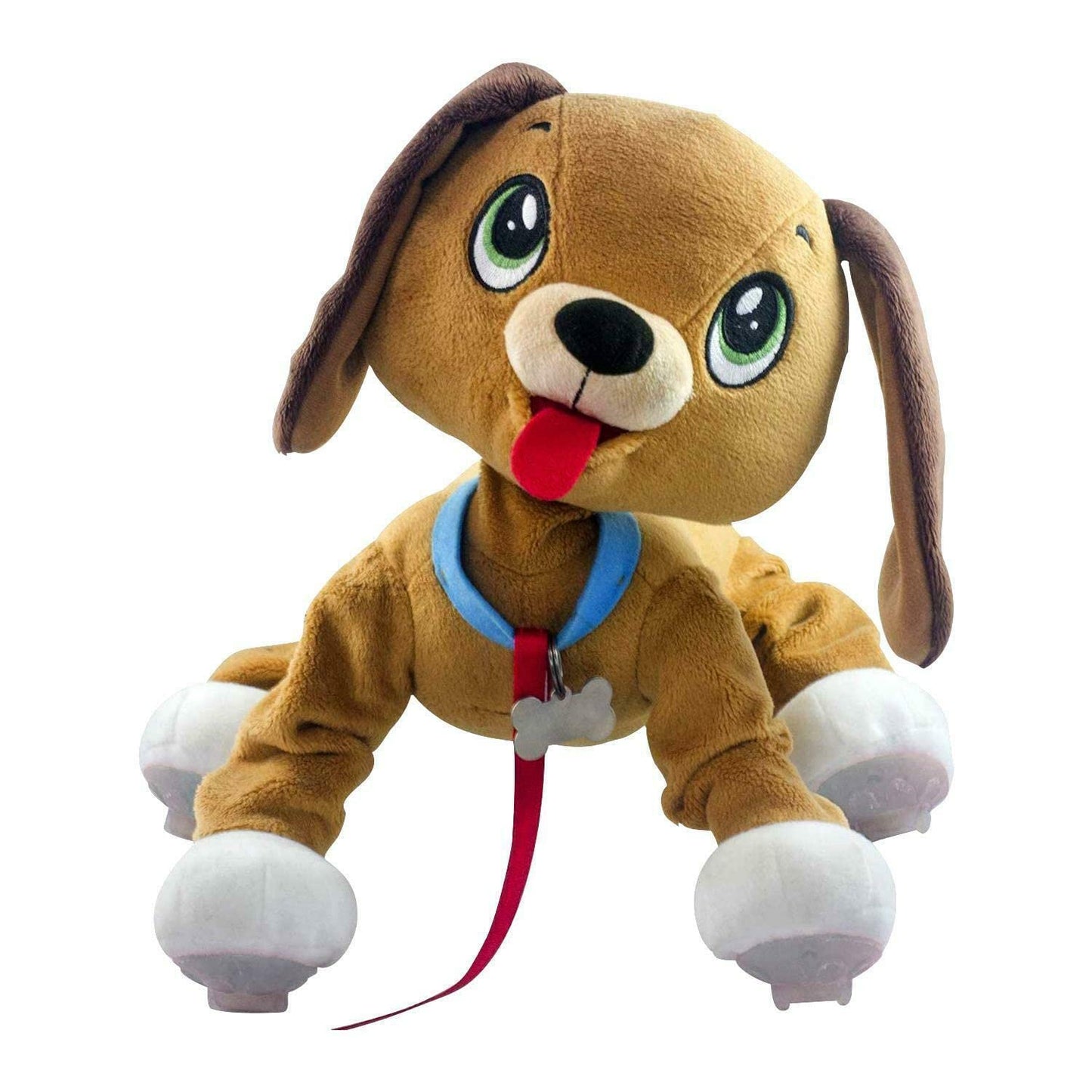 Jucarie interactiva, Giochi Preziosi, Peppy Pops, caine, maro, 2 ani+