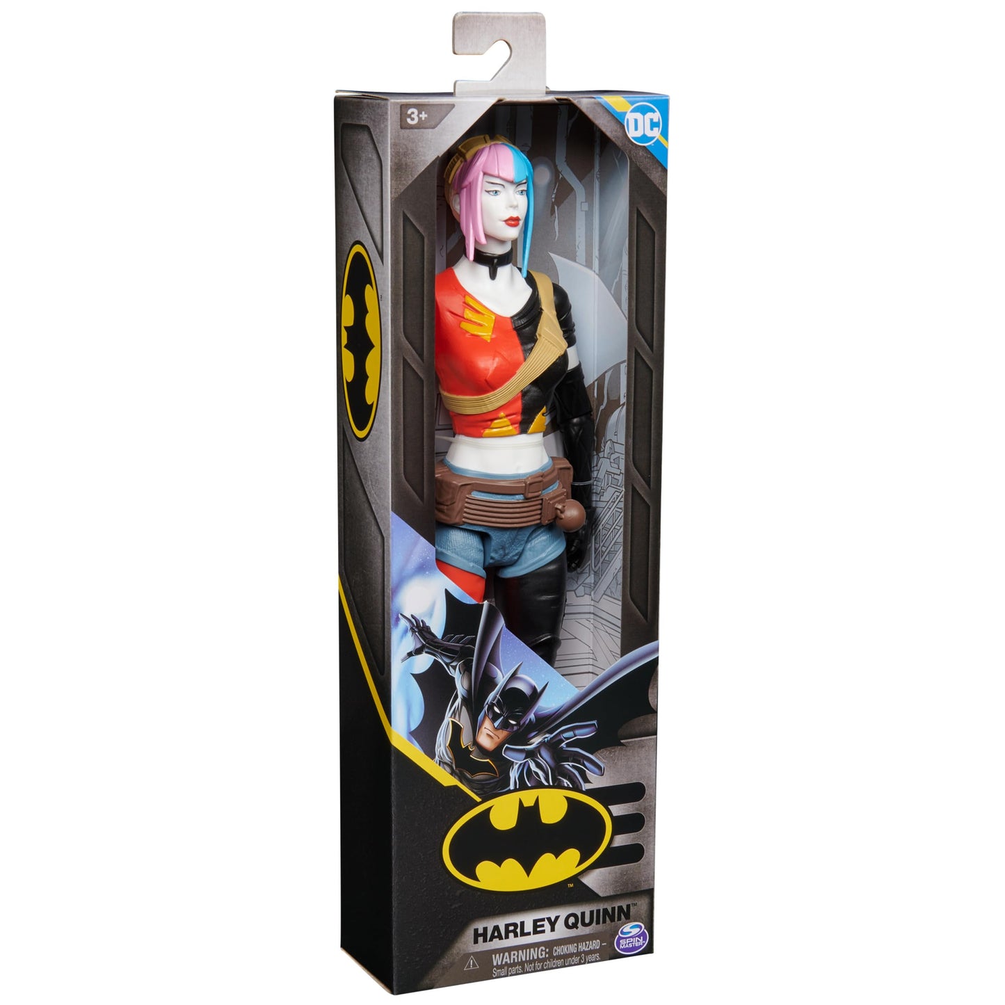 Figurina de Acțiune Harley Quinn DC Comics, Jucărie de Colecție Supereroi 30 cm pentru Băieți și Fete de la 3 Ani