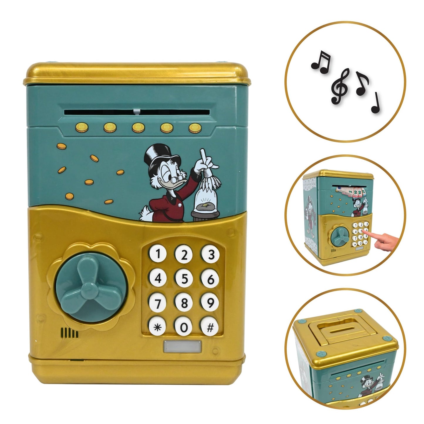 Lexibook JG150SC Pușculiță Electronică Disney Scrooge