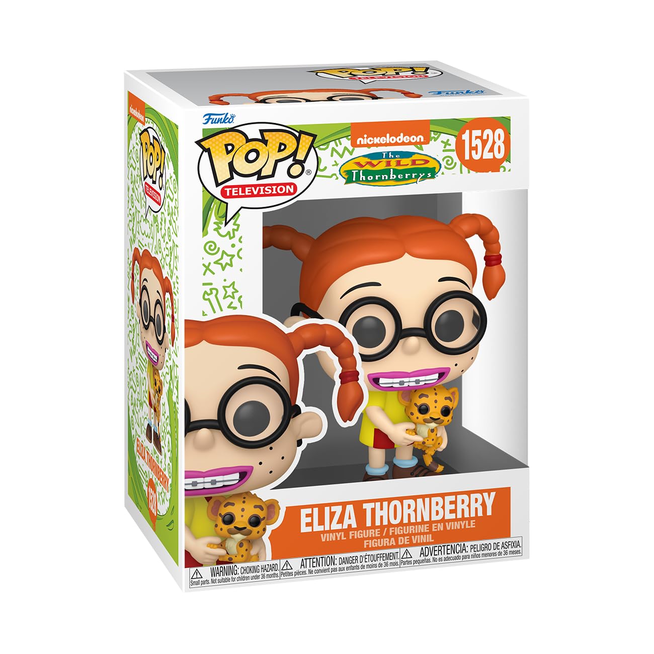 Funko POP! TV: Nick Rewind - Eliza Thornberry - Nickelodeon Slime - Figurina din vinil - Cadou - Produse oficiale - Jucărie pentru copii și adulți - Fani Ad Icons