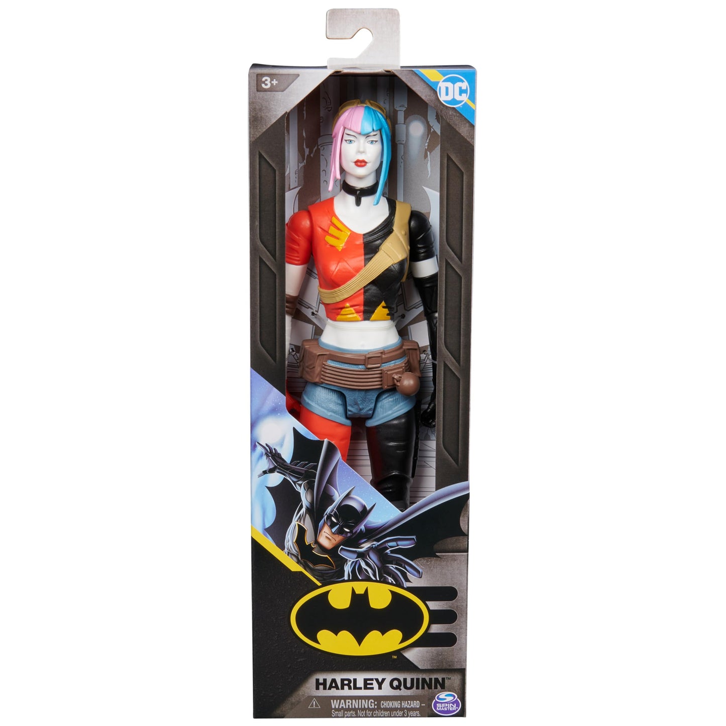 Figurina de Acțiune Harley Quinn DC Comics, Jucărie de Colecție Supereroi 30 cm pentru Băieți și Fete de la 3 Ani