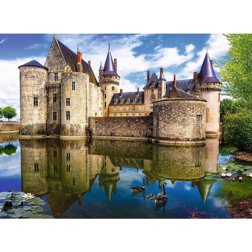 Puzzle Castel Sully-sur-Loire, Franța - 3000 piese, calitate premium pentru adulți și copii de la 15 ani