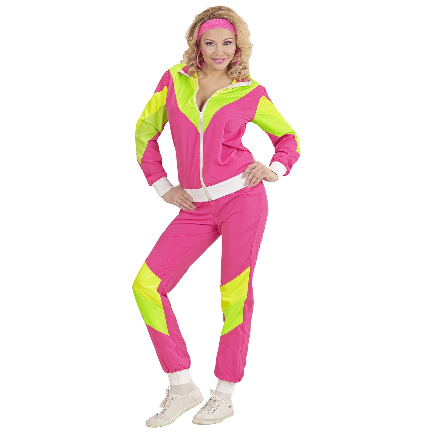WIDMANN MILANO Fashion de Petrecere - Costum Trainingsanzug, Jacke și Hose, Outfit din Anii '80, Jogginganzug, Outfit de Gust Prost, Costume de Carnaval